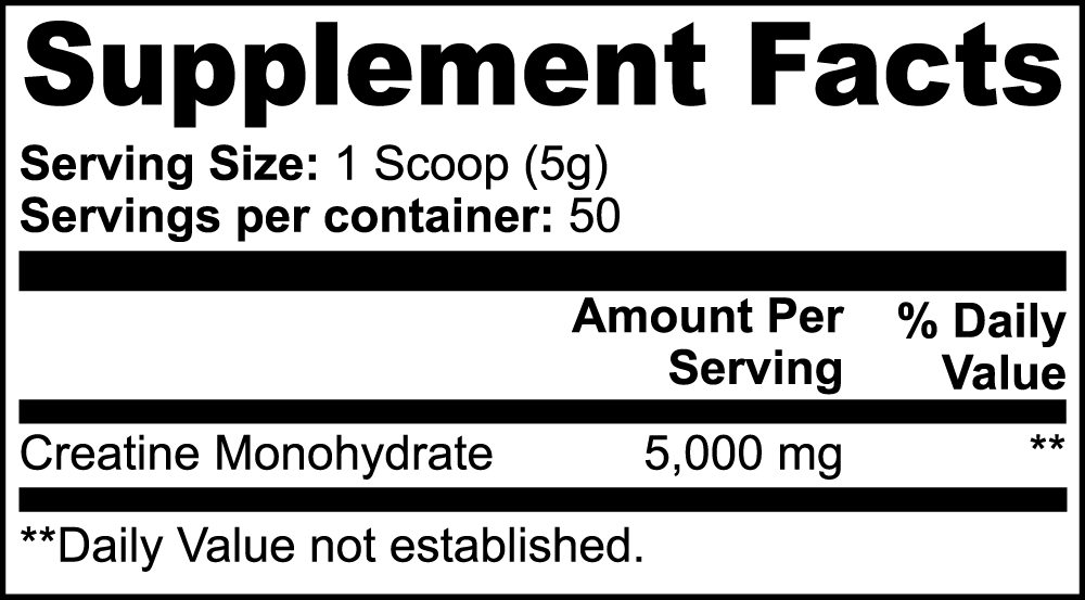 Creatine Monohydrate | Strength & Performance Support | Rhodes Zone
