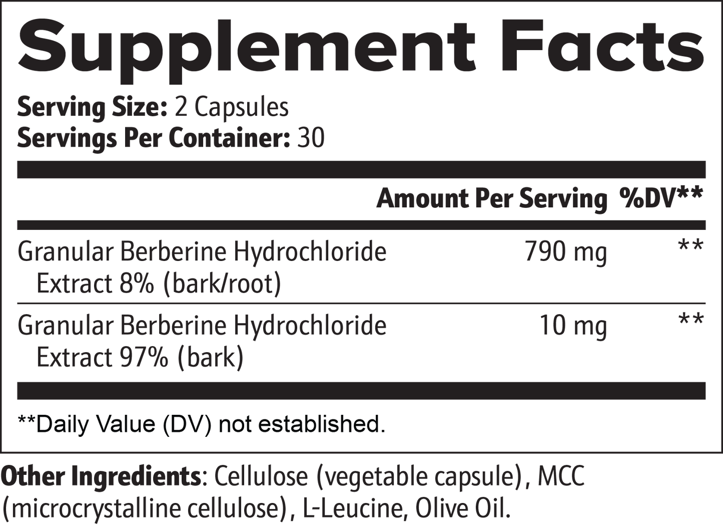 Berberine | Metabolic Wellness Support | Rhodes Zone