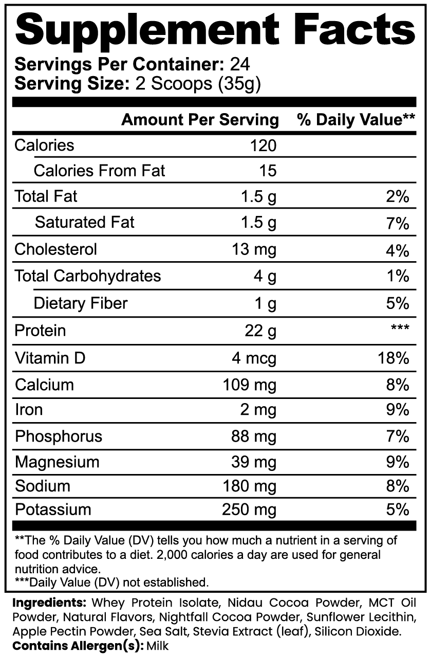 💪Advanced 100% Whey Protein Isolate (Chocolate)