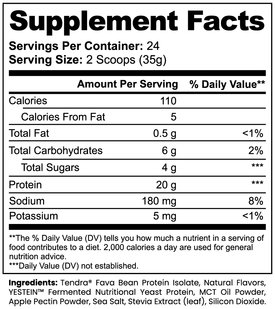 Plant Protein (Vanilla) | Plant-Based Protein | Rhodes Zone