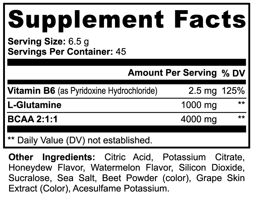 BCAA Post-Workout Powder | Muscle Recovery | Rhodes Zone