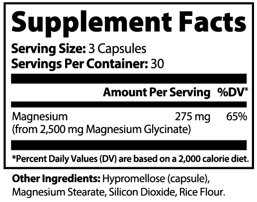 Magnesium Glycinate | Relaxation & Muscle Support | Rhodes Zone