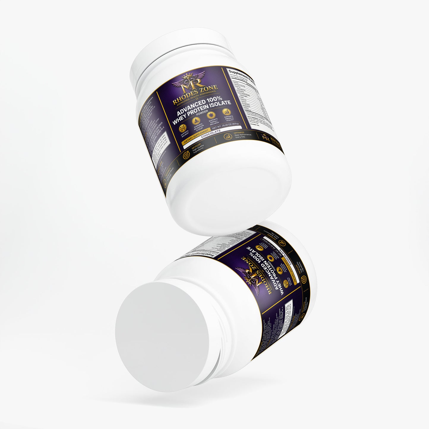 Advanced 100% Whey Protein Isolate (Chocolate) | Muscle Recovery | Rhodes Zone