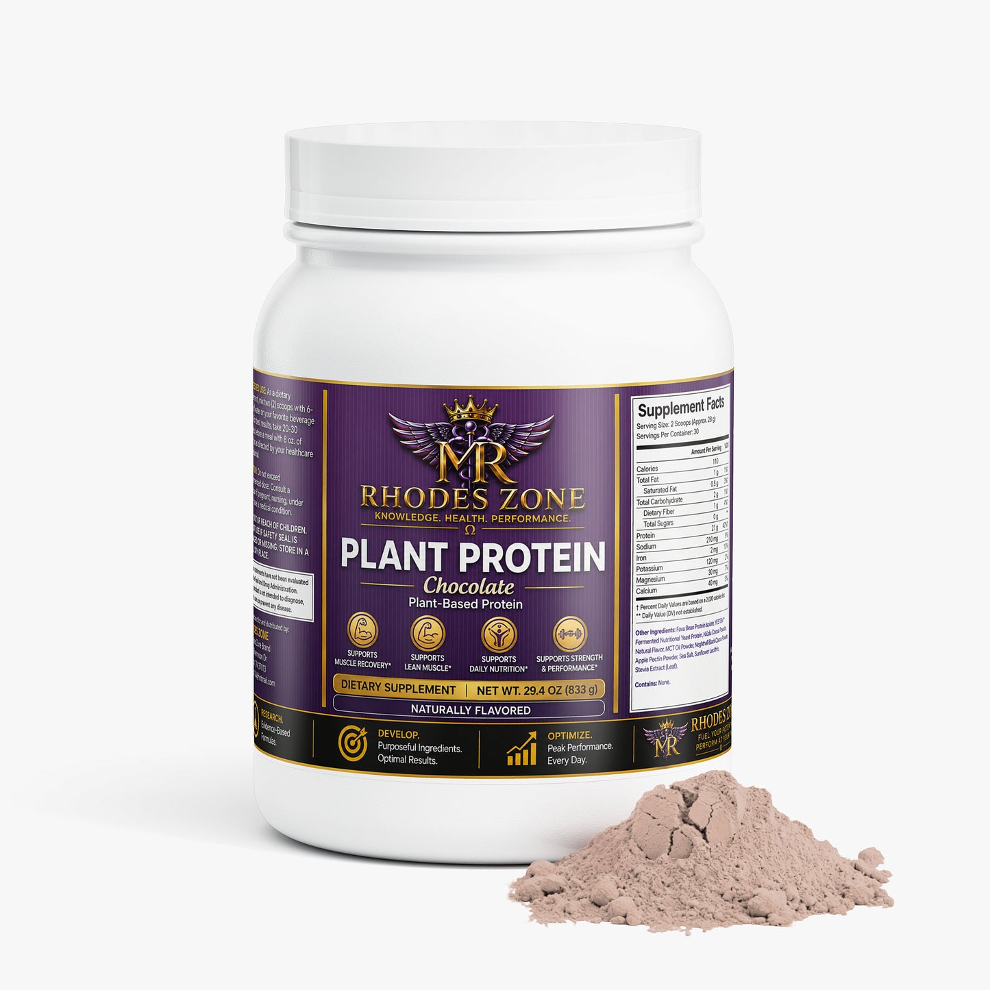 Plant Protein (Chocolate) | Plant-Based Protein | Rhodes Zone