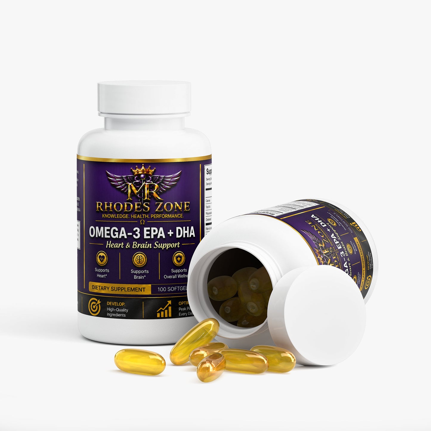 Omega-3 EPA + DHA | Heart & Brain Support | Rhodes Zone