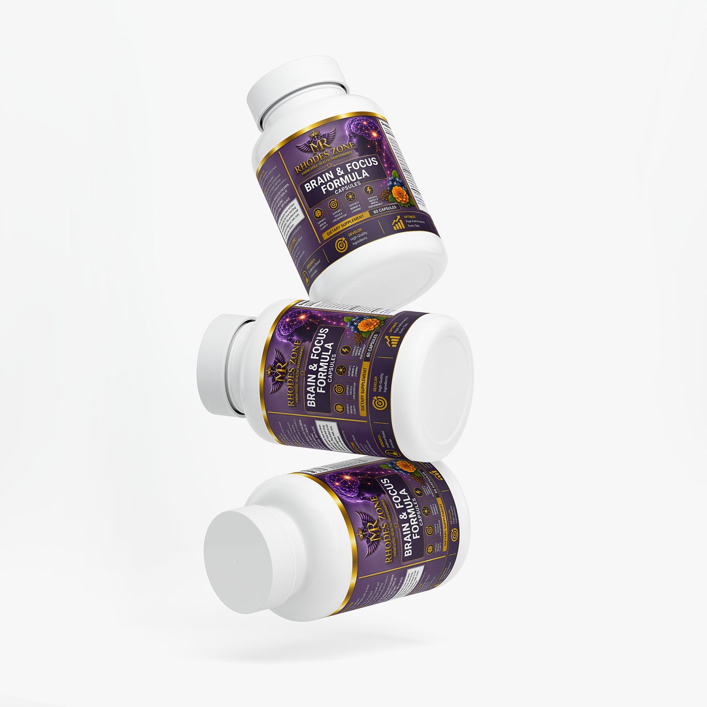 Brain & Focus Formula | Cognitive Support | Rhodes Zone
