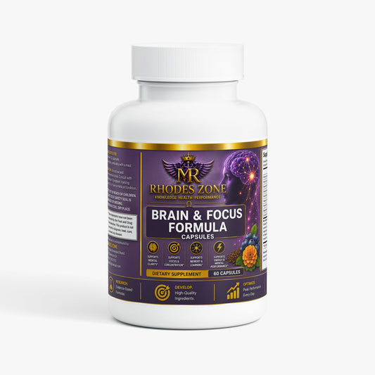 Brain & Focus Formula | Cognitive Support | Rhodes Zone