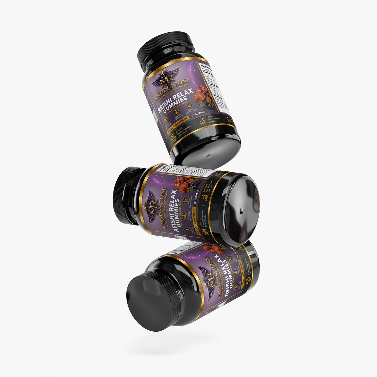 Reishi Relax Gummies | Relaxation Support | Rhodes Zone