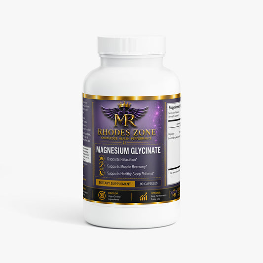 Magnesium Glycinate | Relaxation & Muscle Support | Rhodes Zone