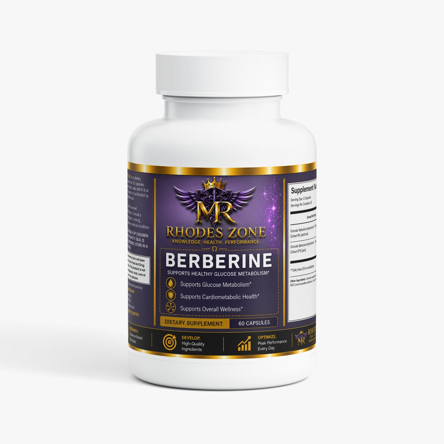 Berberine | Metabolic Wellness Support | Rhodes Zone