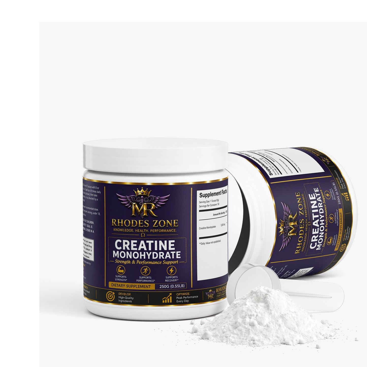 Creatine Monohydrate | Strength & Performance Support | Rhodes Zone