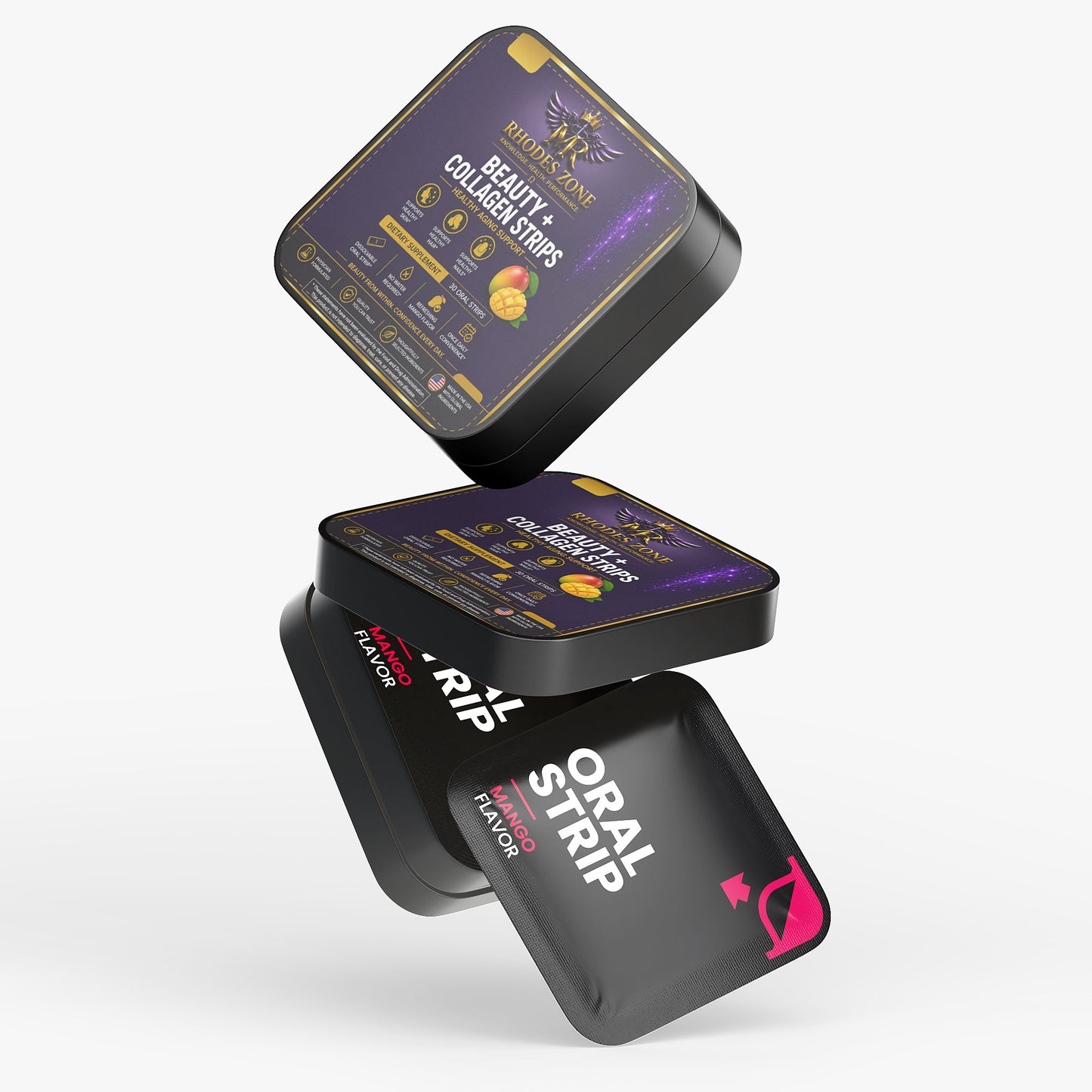 Beauty + Collagen Strips | Healthy Aging Support | Rhodes Zone