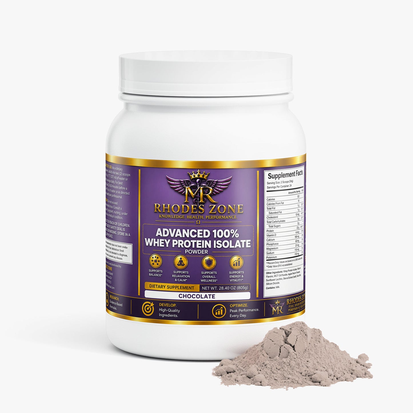 💪Advanced 100% Whey Protein Isolate (Chocolate)