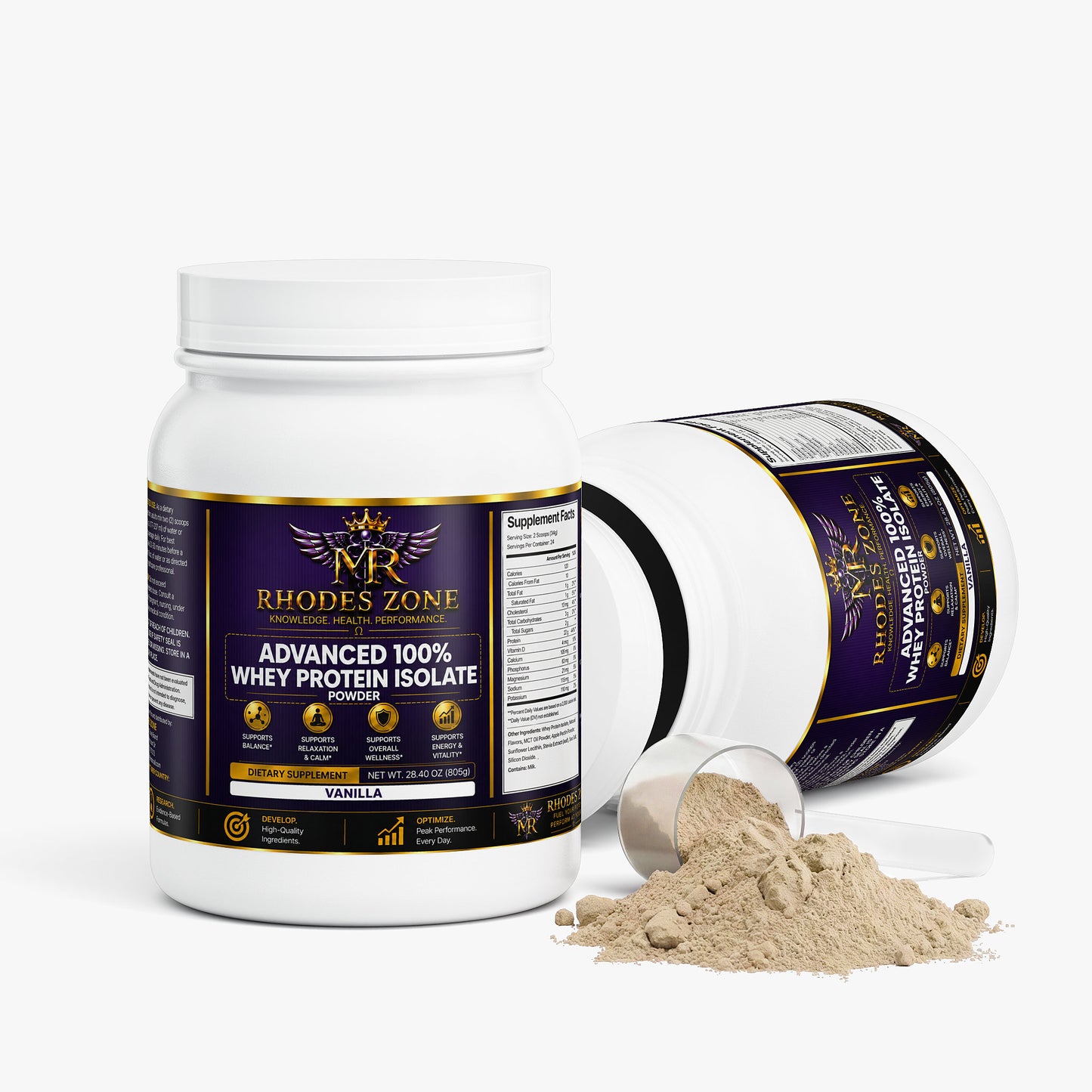 Advanced 100% Whey Protein Isolate (Vanilla)