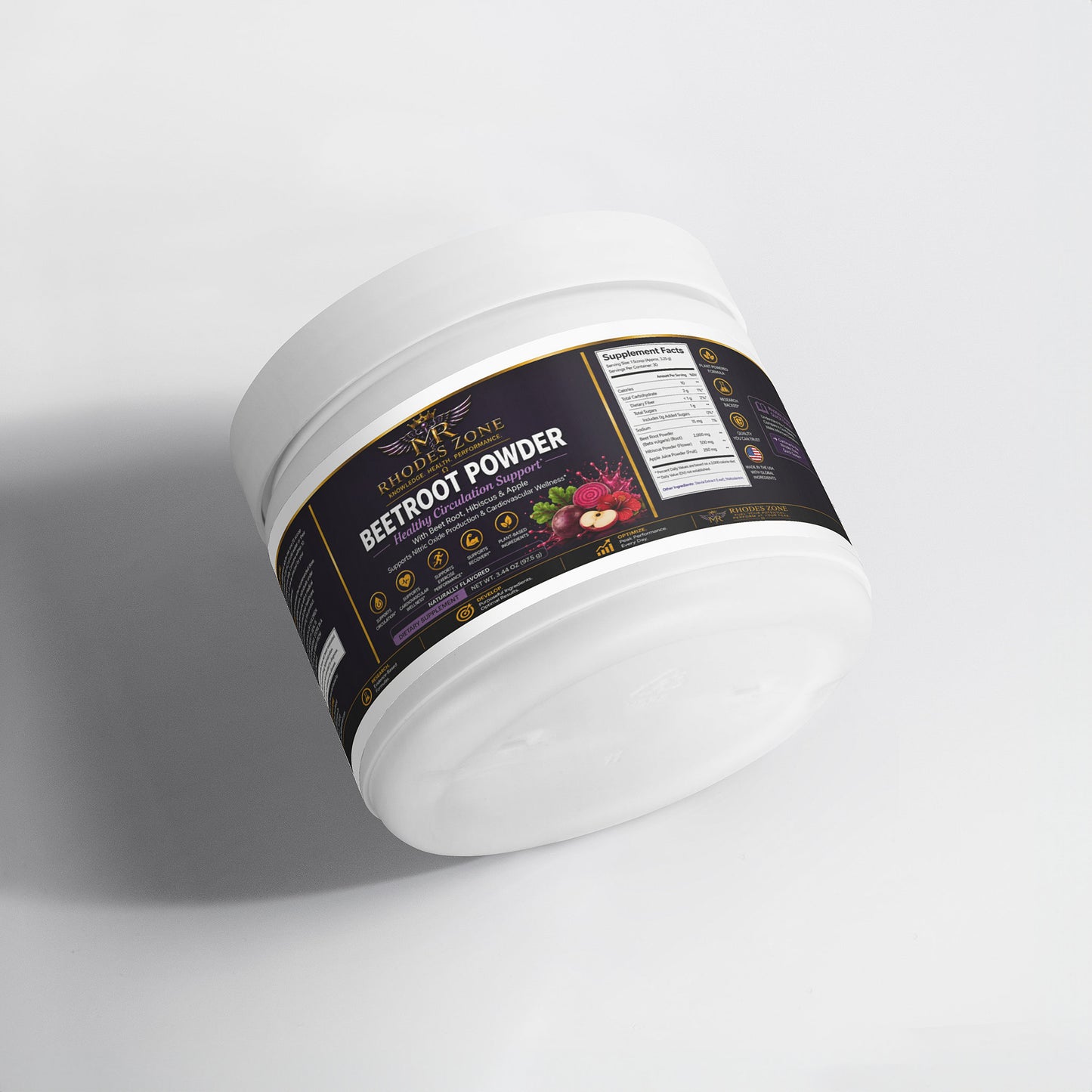 Beetroot Powder | Healthy Circulation Support | Rhodes Zone