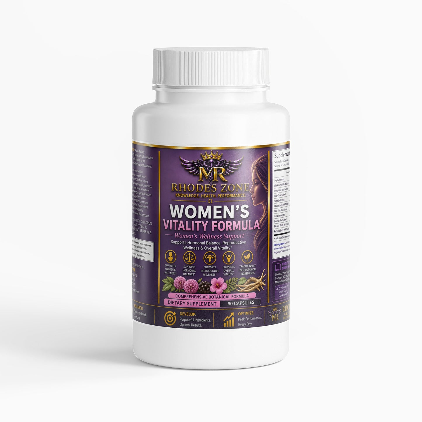 Women's Vitality Formula | Women's Wellness Support | Rhodes Zone