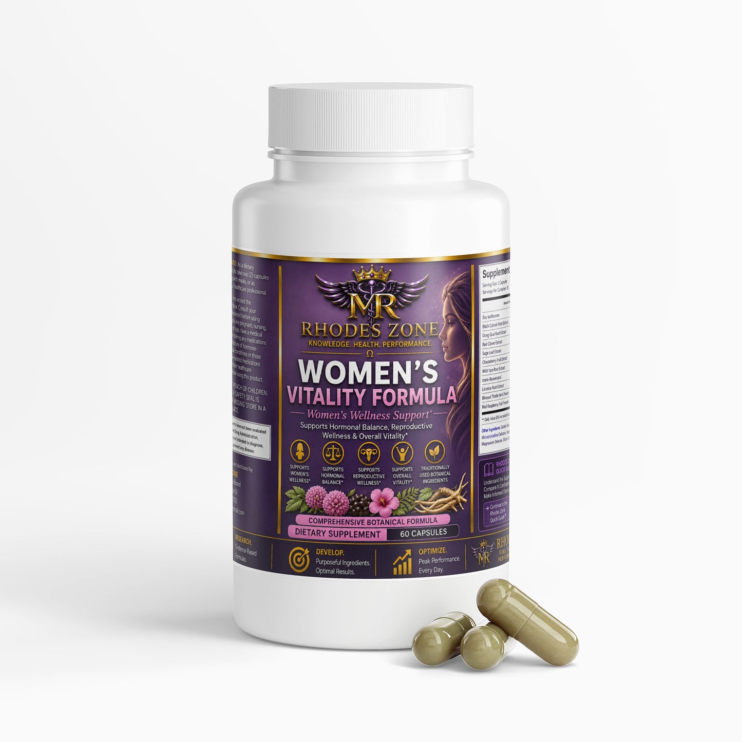 Women's Vitality Formula | Women's Wellness Support | Rhodes Zone