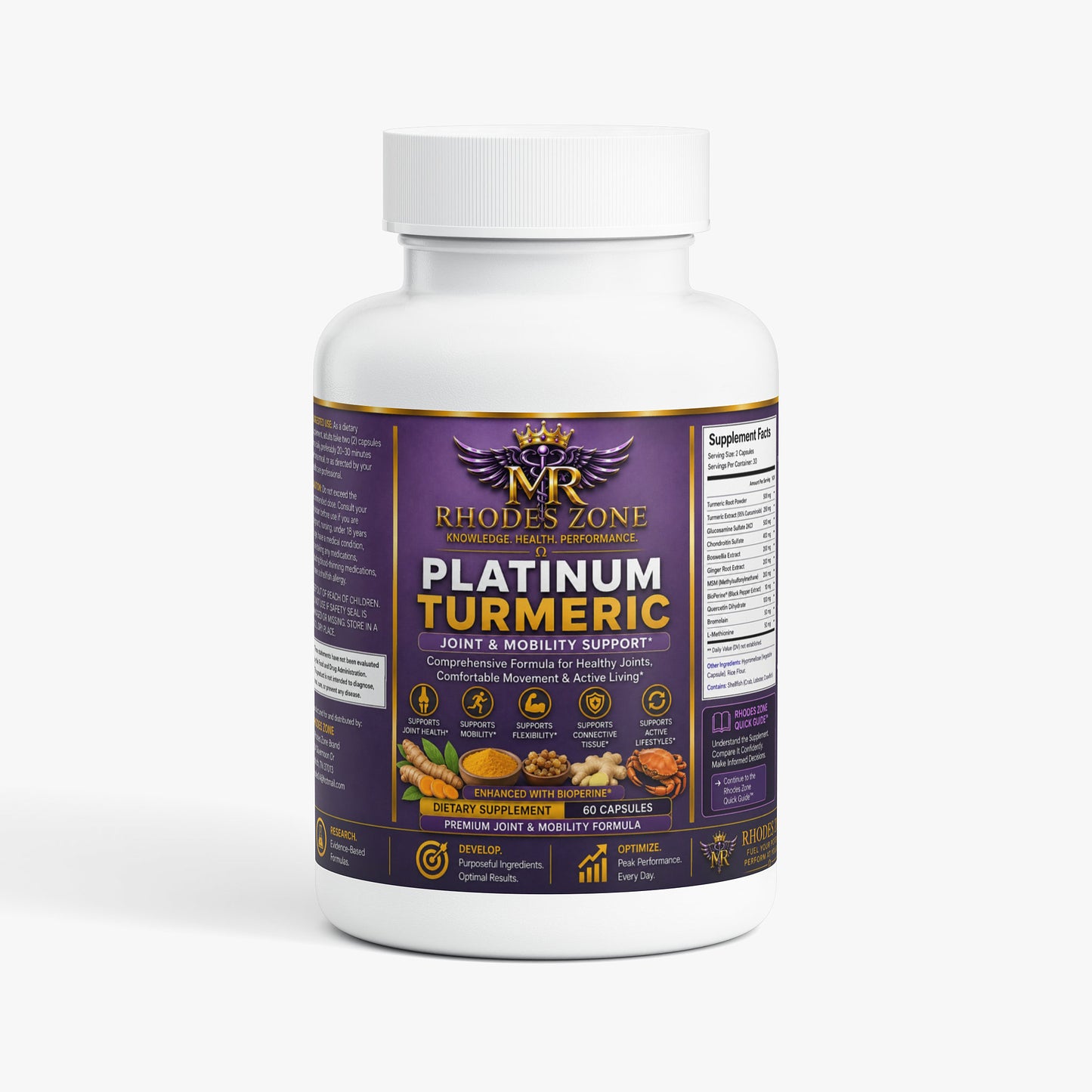 Platinum Turmeric | Joint & Mobility Support | Rhodes Zone