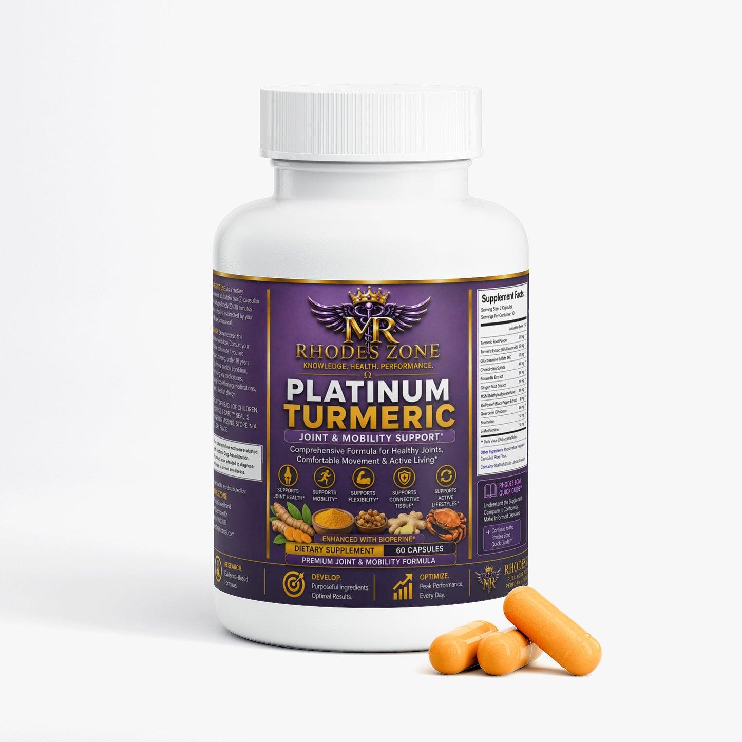 Platinum Turmeric | Joint & Mobility Support | Rhodes Zone
