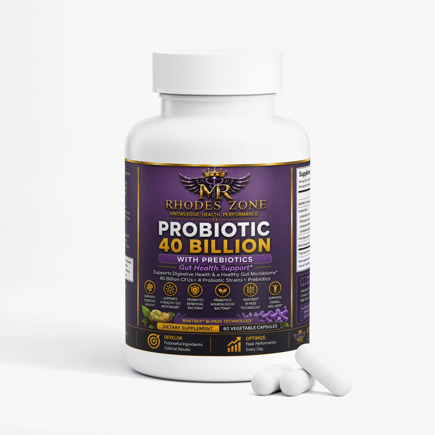Probiotic 40 Billion with Prebiotics